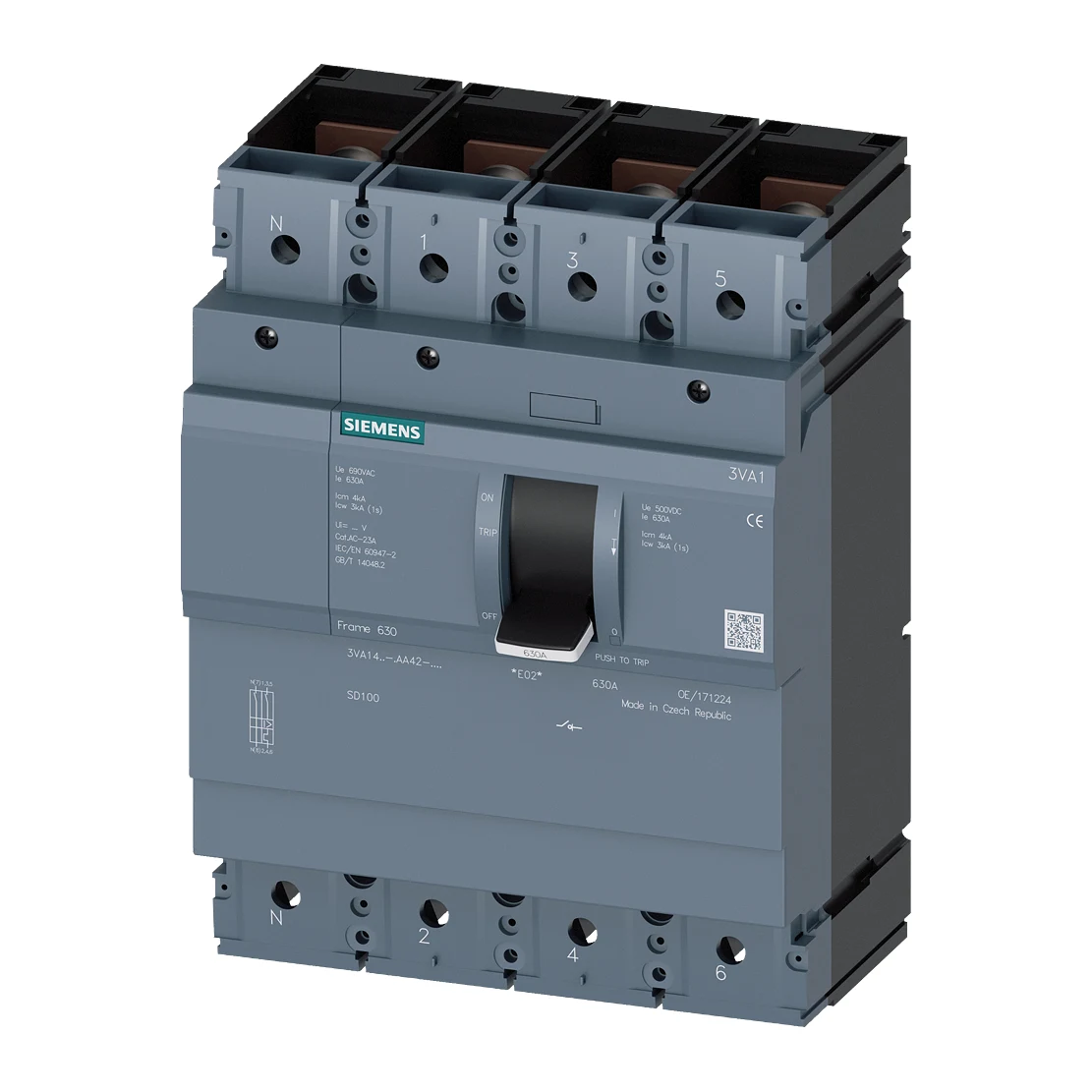 Siemens 3VA1450-1AA42-0AA0 — üreticinin temsili ürün ailesi görseli