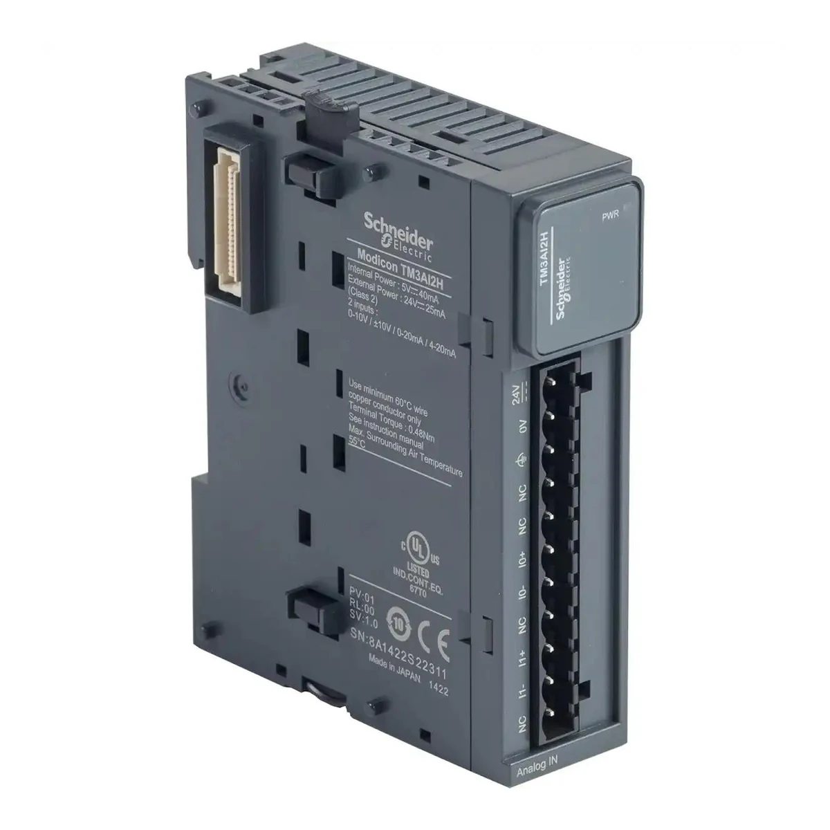 Schneider Electric TM3AI2H 2ch Analog Giriş, Akım-Voltaj — üretici temsili ürün görseli