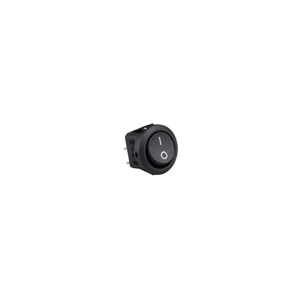 Emas A71 Series 20mm Black Housing 1NO Non-Illuminated Terminal Type (0-I) Printed Black Switch