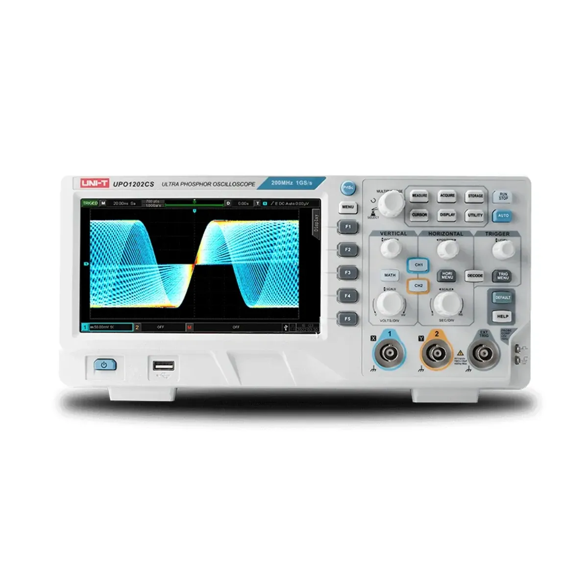 Unit UPO1102CS 100MHz Dual-Channel Phosphor Display Benchtop Oscilloscope