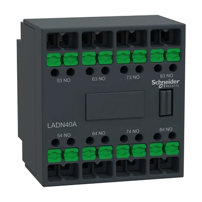 Schneider Electric LADN40A TeSys Deca Yardımcı Kontak 4NA Snap-in — üretici katalog görseli