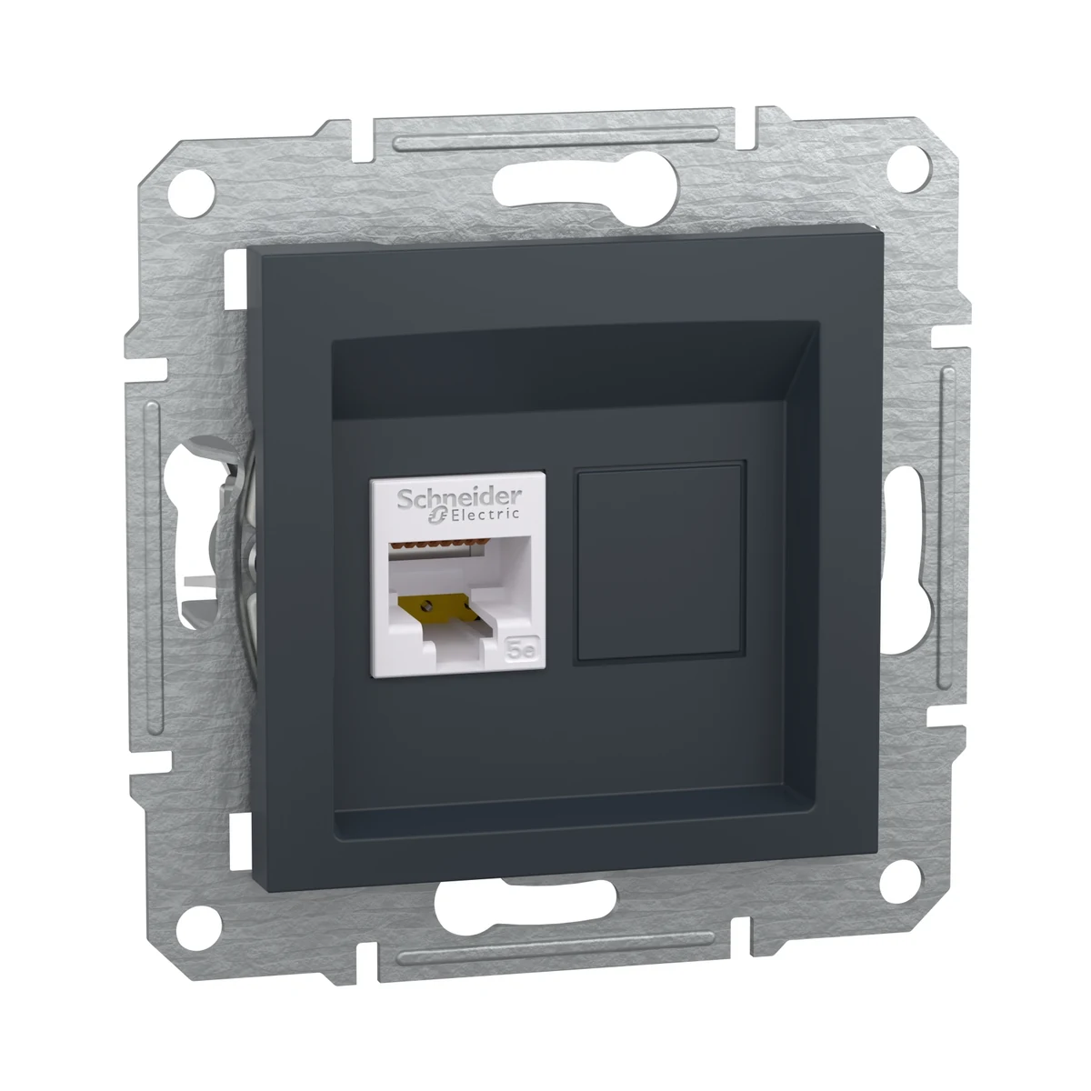 Schneider Electric EPH5000171 Asfora 1*RJ45CAT5e-FTP with Frame Anthracite