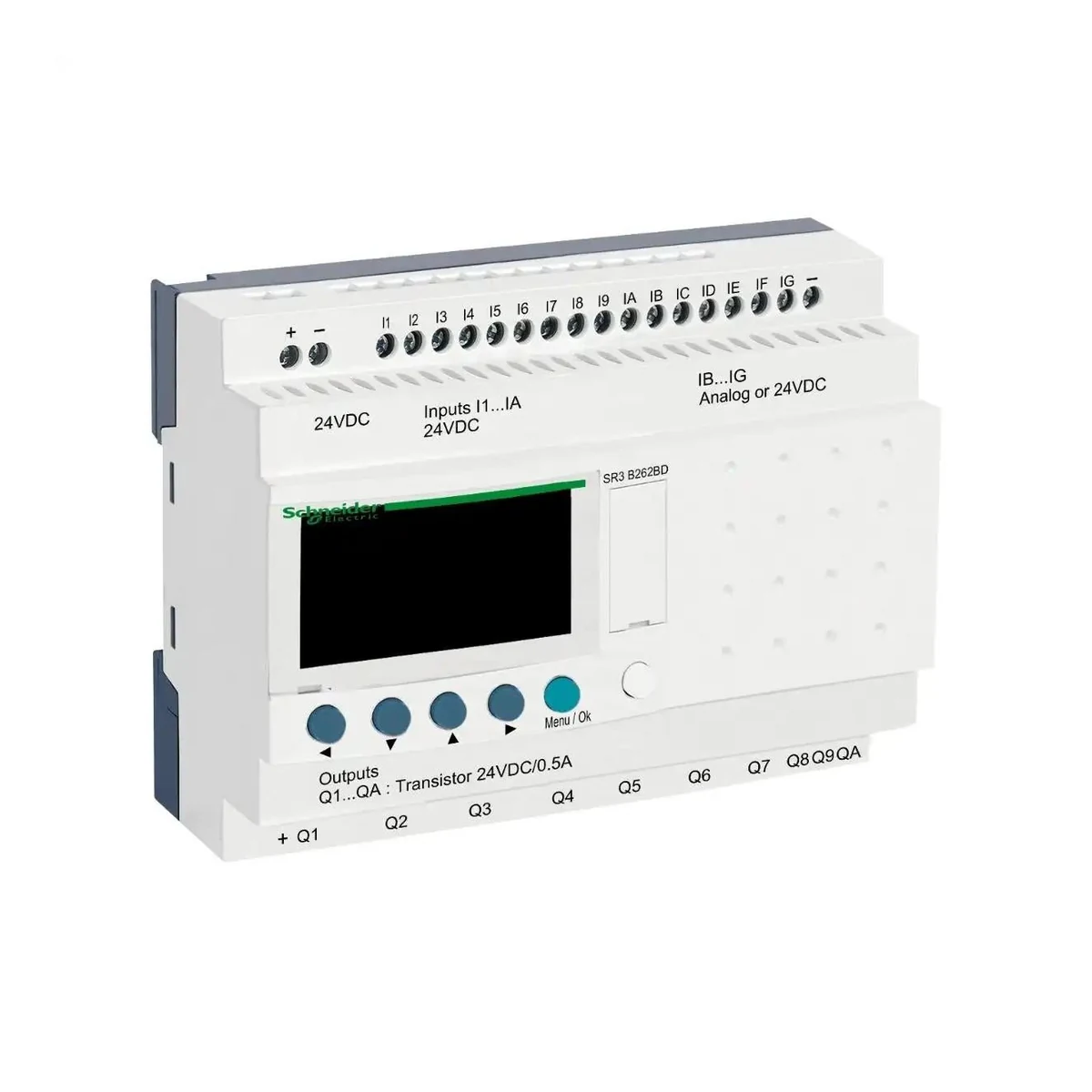 Schneider Electric SR3B262BD ZELIO SMART RELAY, 26 I-O 24 VDC