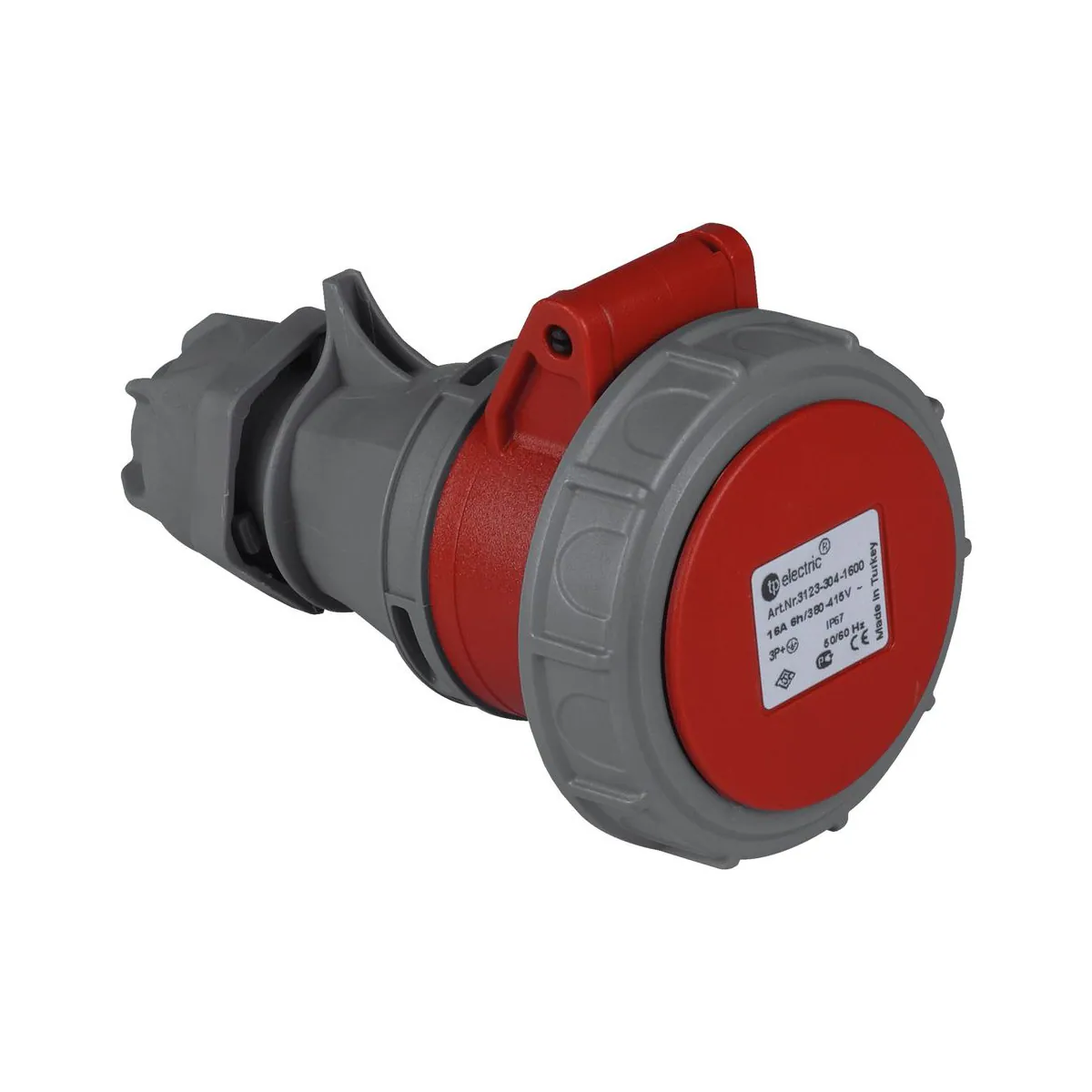 TP Elektrik 3127-304-1600 CEE 4x32A Extension Socket, IP 67, 6h