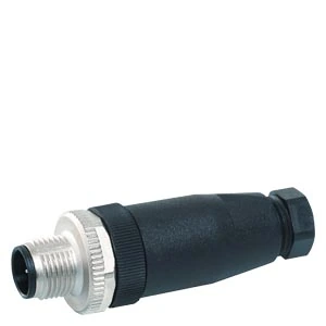 Siemens 3RK1902-4BA00-5AA0 AS-Interface Communication Equipment M12 straight connector 5-pole screw connection (Max. 0.75 mm2)