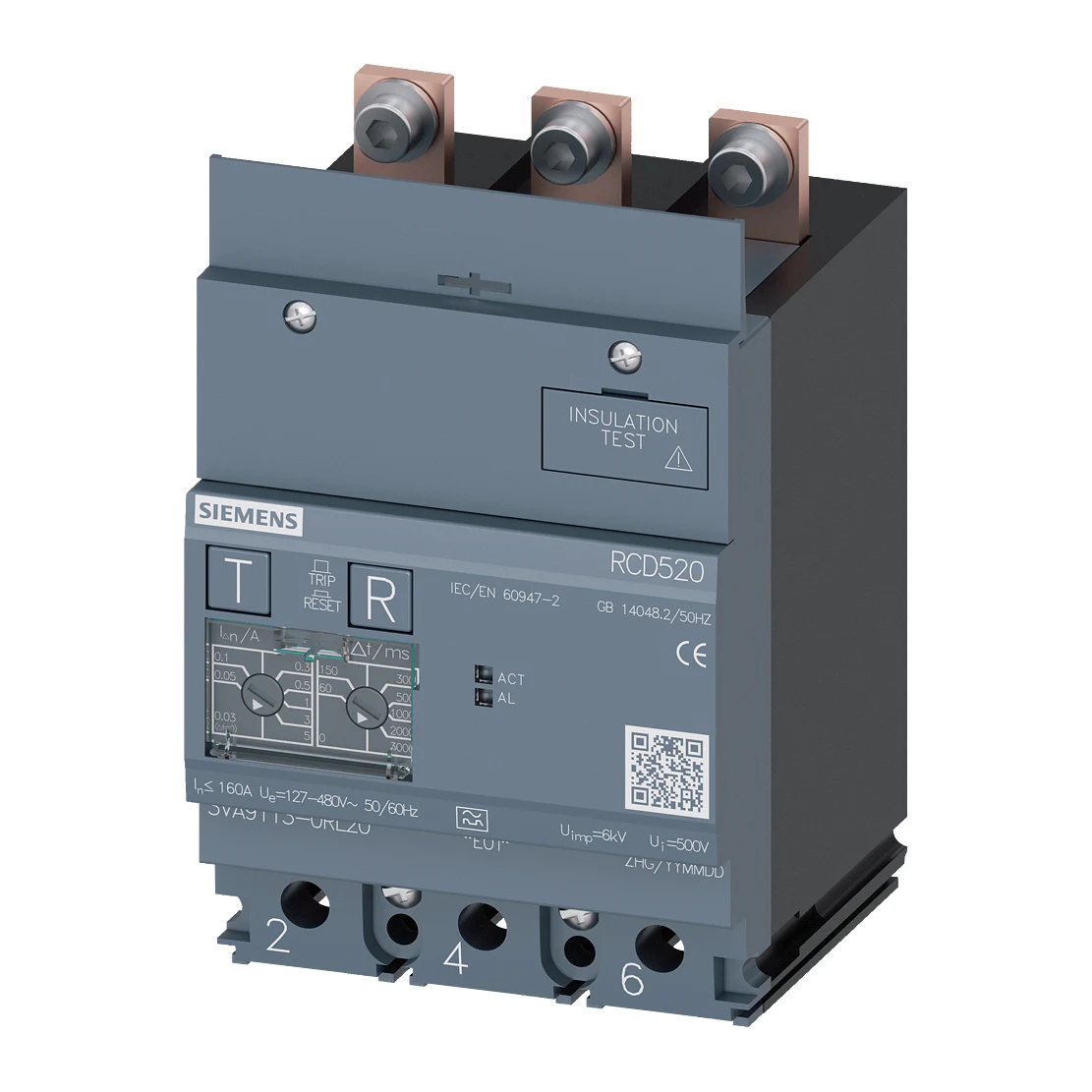 Siemens 3VA9113-0RL20 Switch Accessory 160A 3-Pole