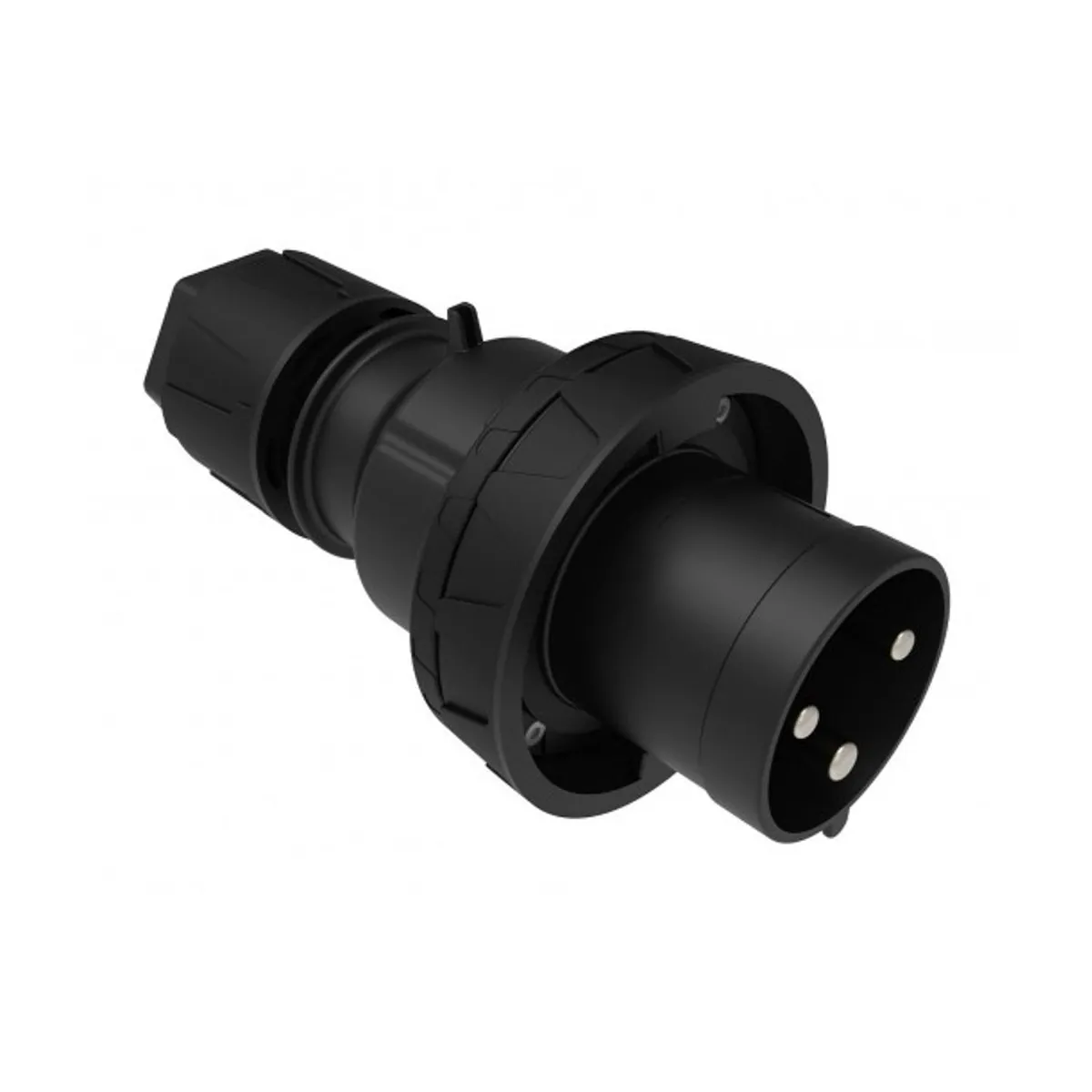 Bemis BCS-4403-7011 CEE Düz Fiş 63 A 2P+E IP67 Siyah