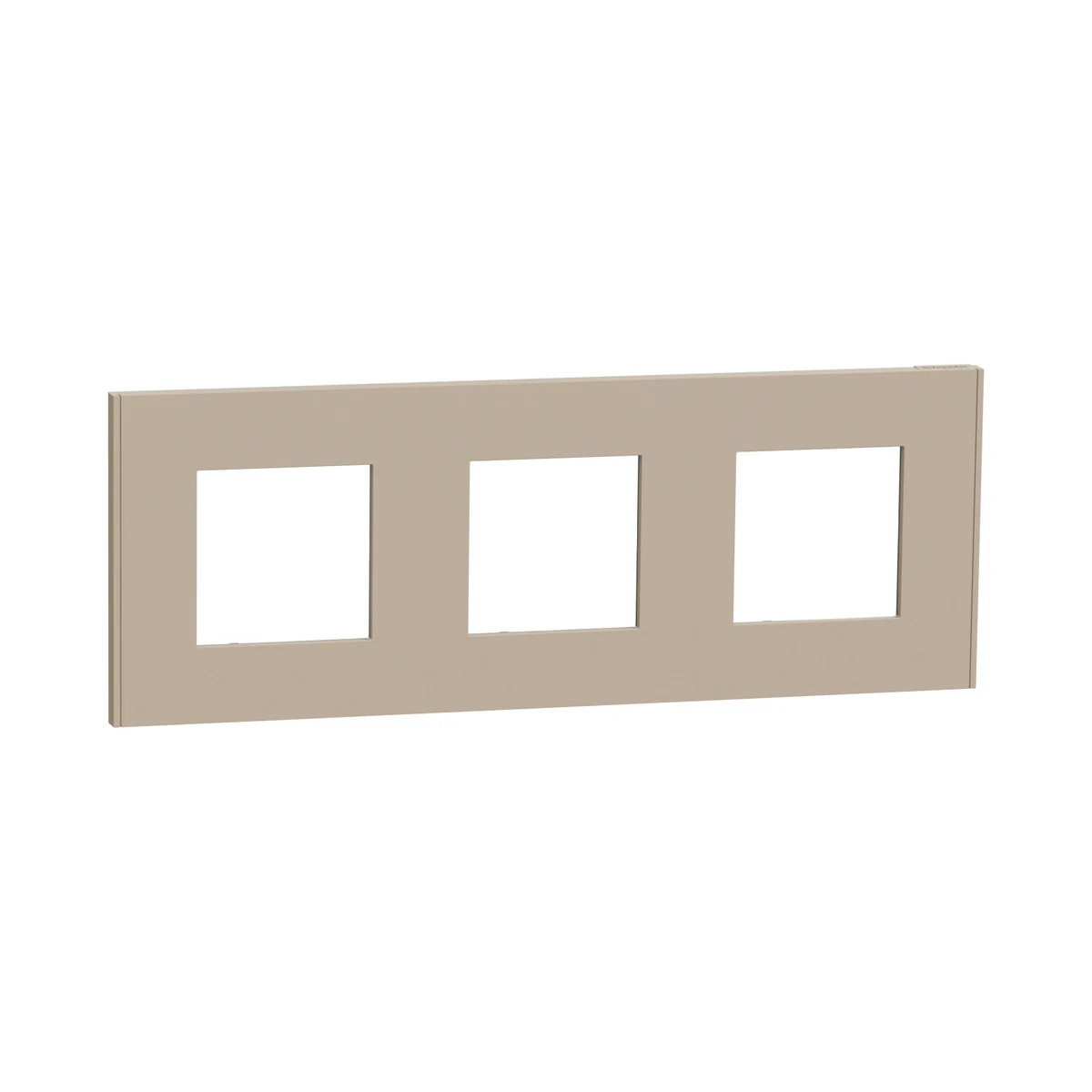Schneider Electric NU600626 Unica Deco Essentials Triple Frame Taupe