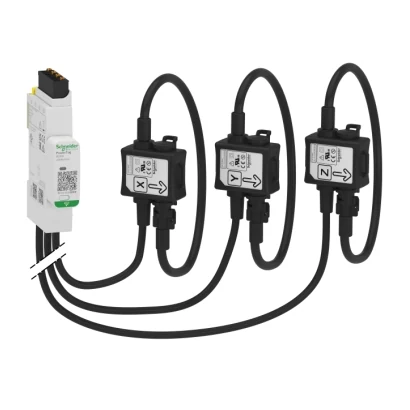 Schneider Electric A9MEM1591 Kablosuz enerji sensörü otomatik sigorta üstten/alttan montaj — üretici katalog görseli