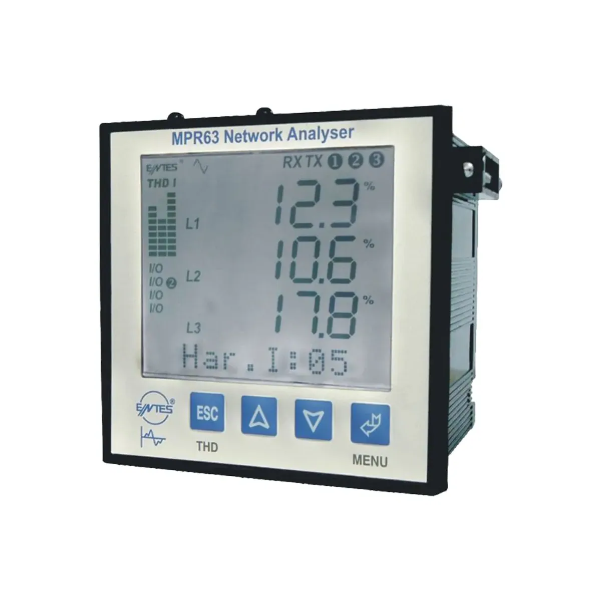 Entes MPR-63-42* Şebeke Analizörü, 85-265VAC/DC Besleme, 96X96
