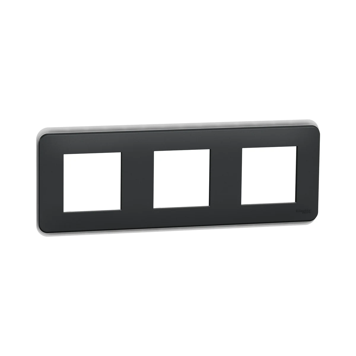 Schneider Electric NU400654 Yeni Unica, Pro 3-Gang Frame, Anthracite