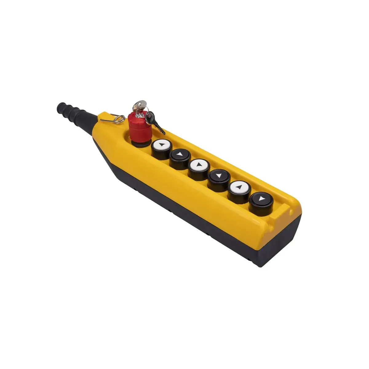 Emas PV Series 7-Hole Single-Speed 1NC Emergency Stop Twist-Release Keyed Crane Control Box PV7EA30B222