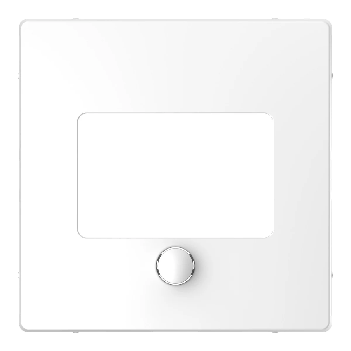 Schneider Electric MEG5775-6035 Merten System-D, Rocker Cover for Touchscreen Thermostat, Lotus White