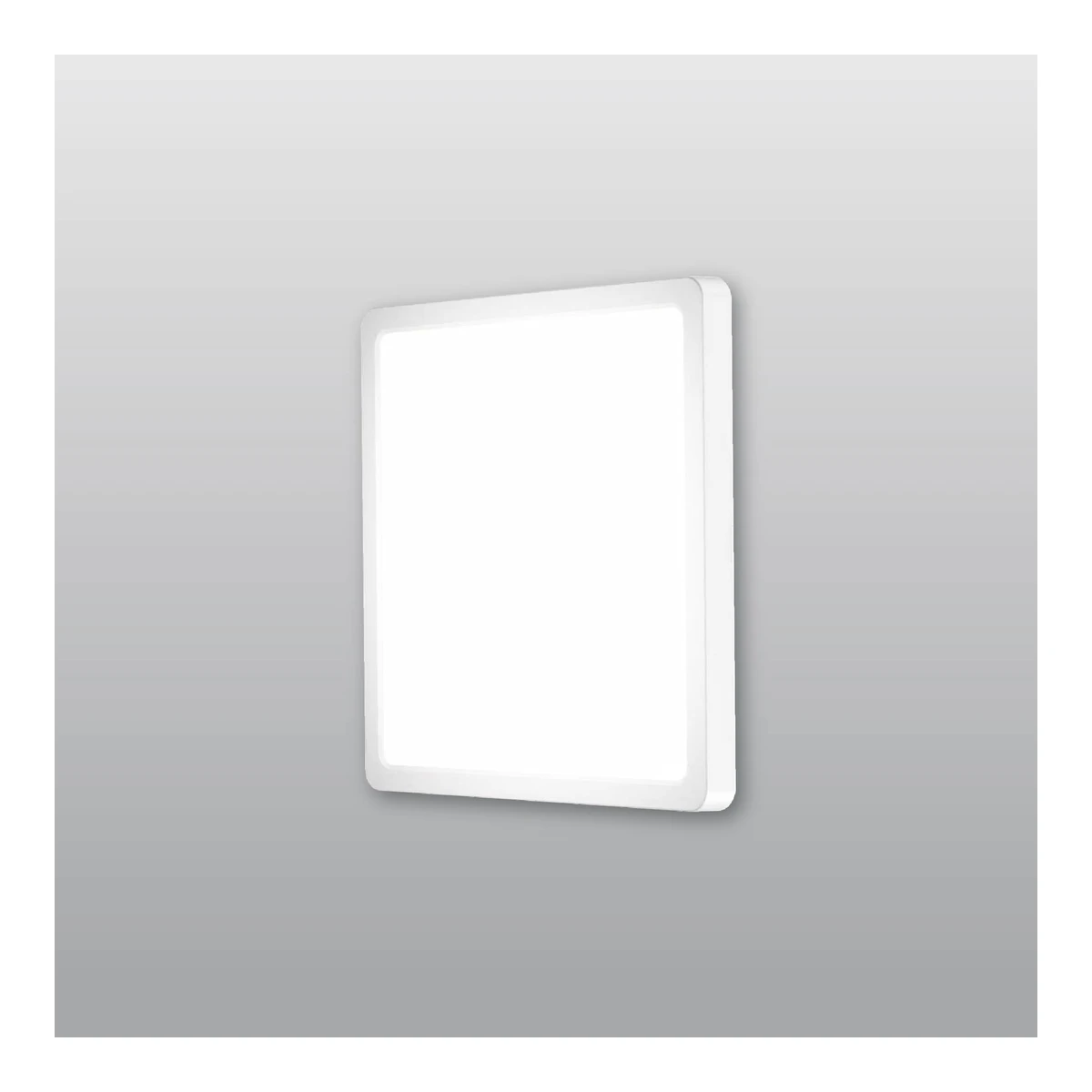 ACK AP04-02490 Surface-Mounted Square CCT LED Panel 24W White