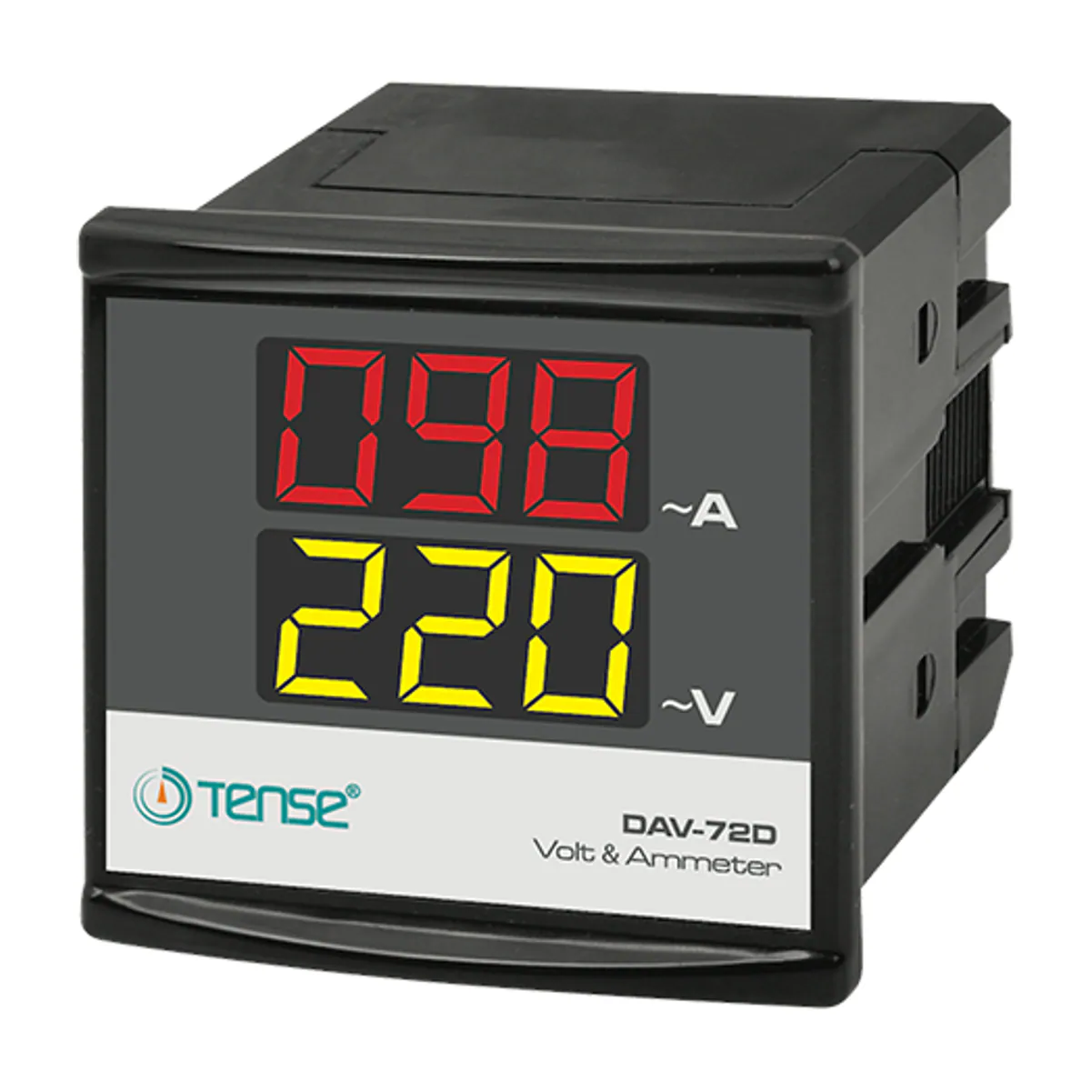 Tense DAV-72D Digital Voltmeter and Ammeter, 1–100 A