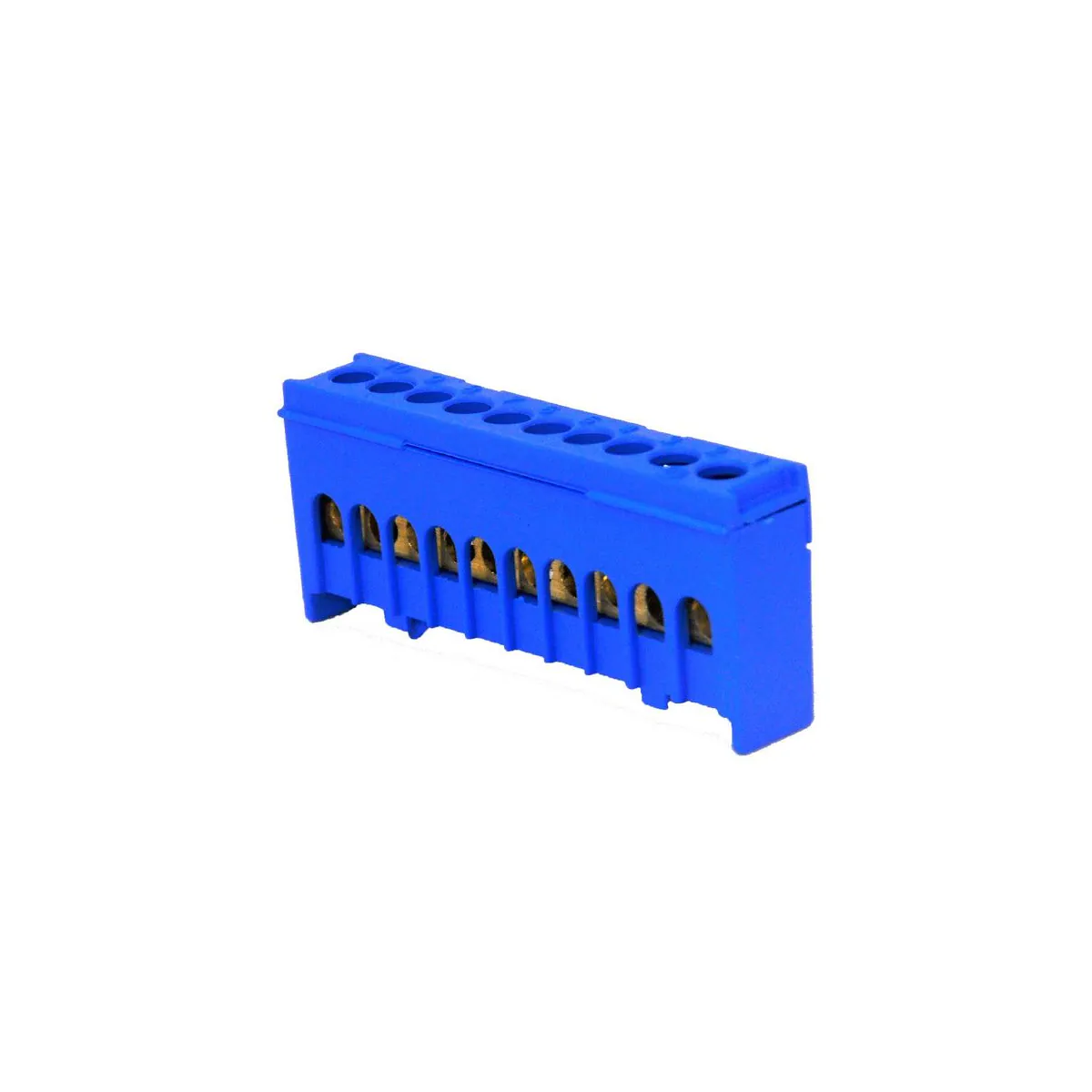 TP Elektrik 27315-5000-09 10’lu Nötr Klemensi, Mavi