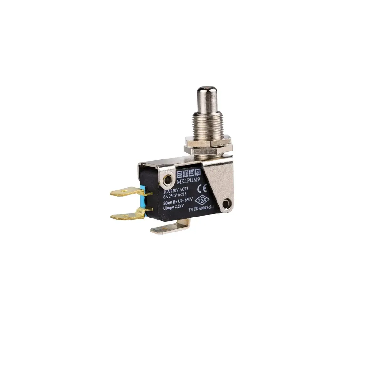 Emas Metal Thick-Plunger 1CO MK1 Series Micro Switch MK1PUM9