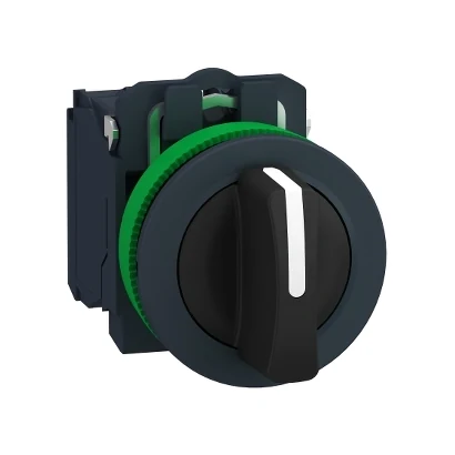 Schneider Electric XB5FD33 Black Latching Push Button 1 NA+1NO