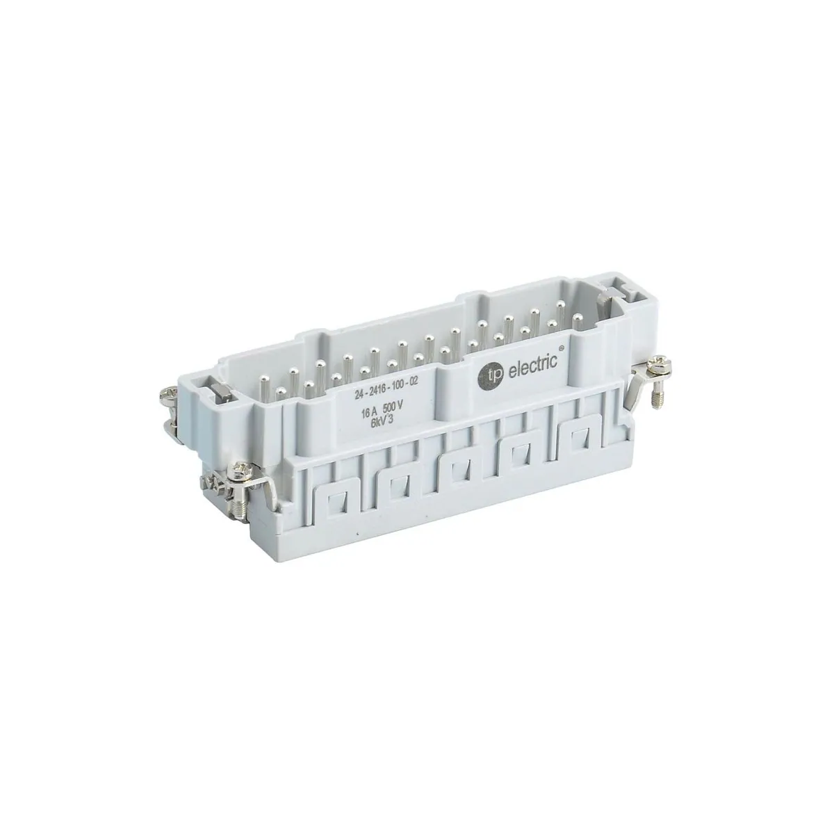 TP Elektrik 24-2416-100-02 24x16A Multi-Contact Plug Insert - Spring Connection (1-24), IP 65