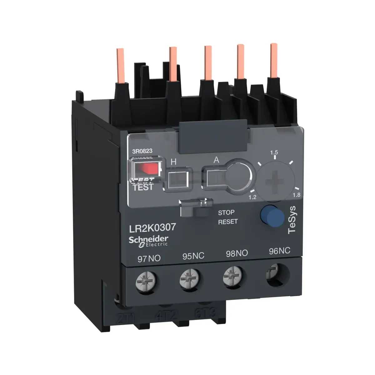 Schneider LR2K0307 TeSys K Differential Thermal Overload Relays 1.2...1.8A Class 10A