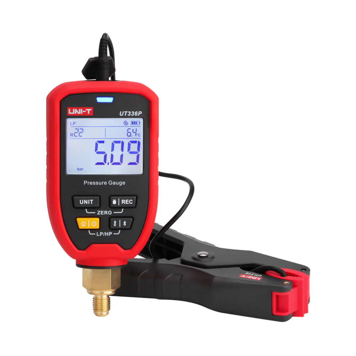 Unit UT336P KIT basınç göstergesi ve sıcaklık kelepçesi seti