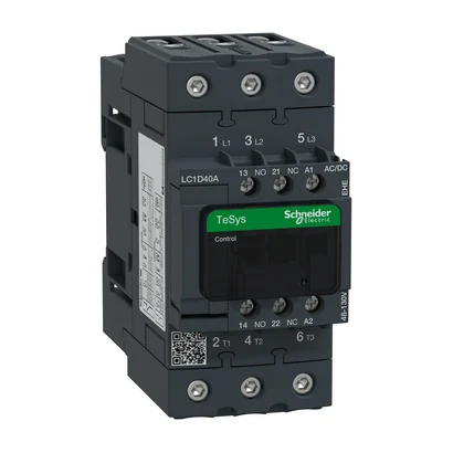 Schneider Electric LC1D40AEHE TeSys Deca Kontaktör 40A AC3 48-130VACDC — üretici katalog görseli