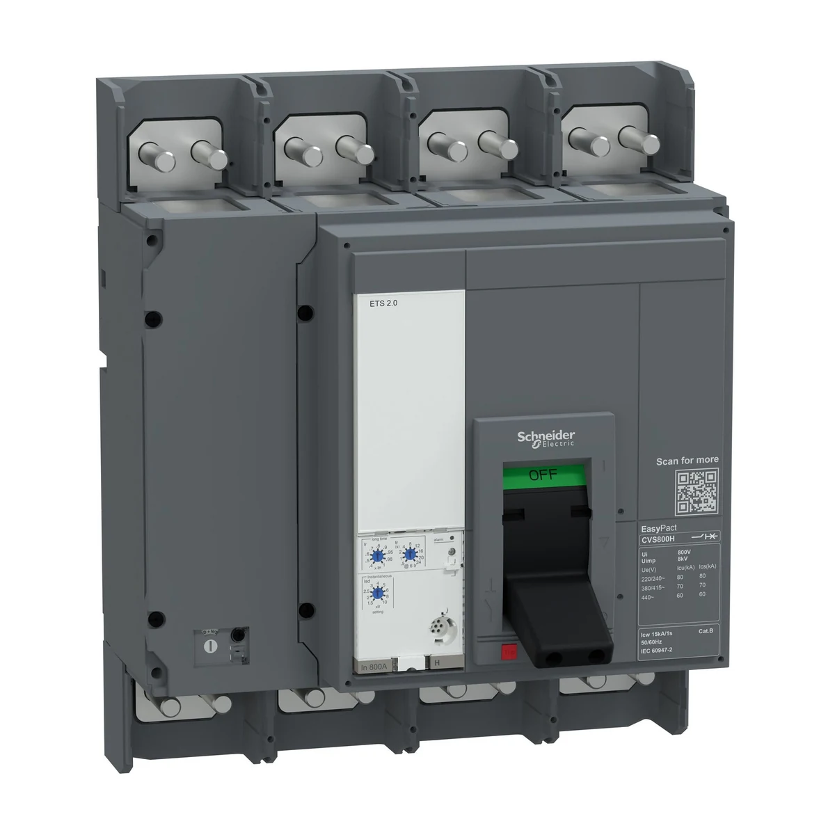 Schneider Electric E160H420FM CVS1600H 70kA 4P ETS2.0 — temsili üretici aile görseli