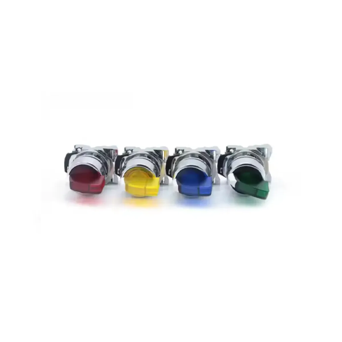 Isıso ISM-BK125B5 Mandal Buton, Sarı, 1 NO + 1 NC, 0-1, Işıklı, 24 V AC/DC, Metal Seri (temsili görsel)