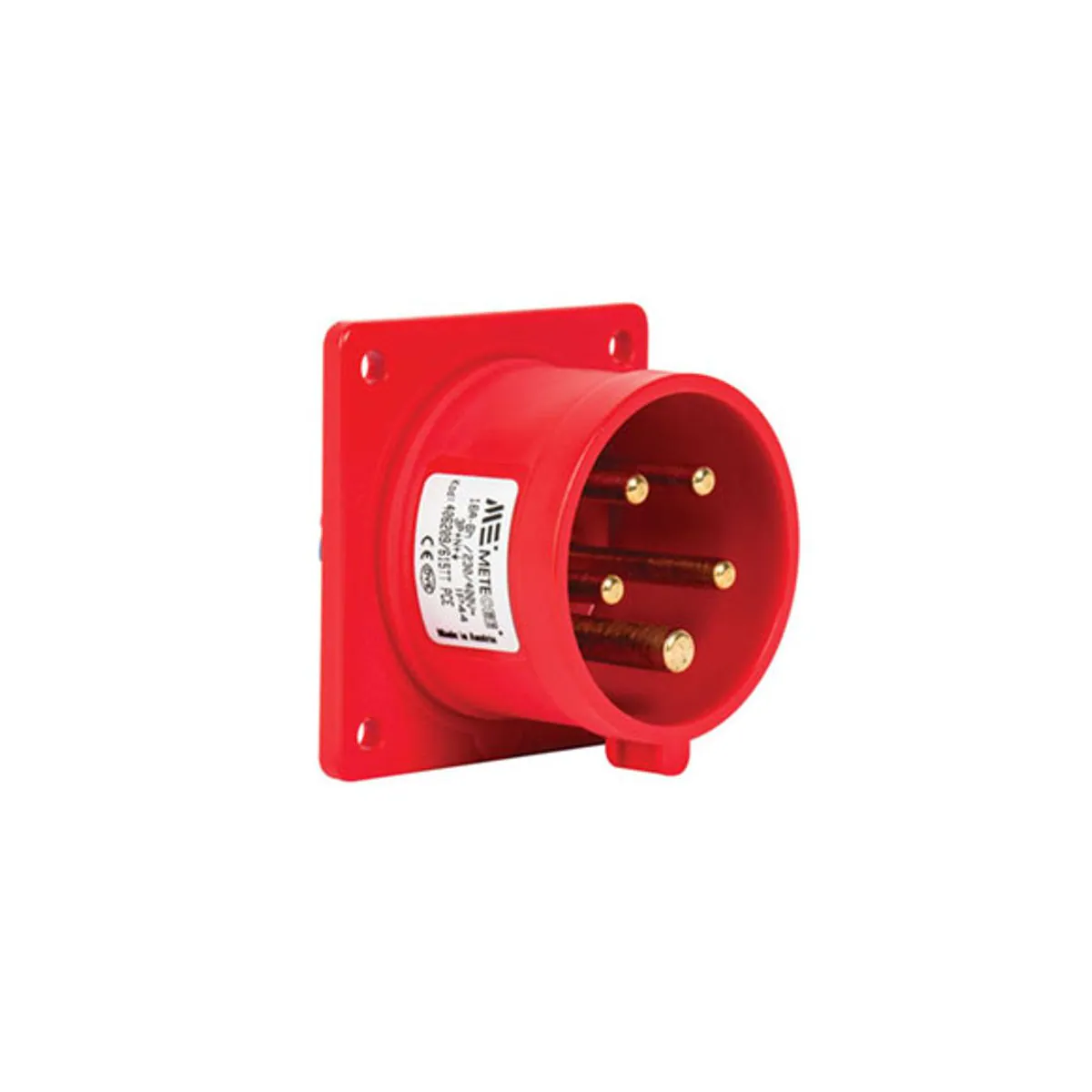 PCE 406209V 5x16A Machine Plug Straight IP44 Screw Type