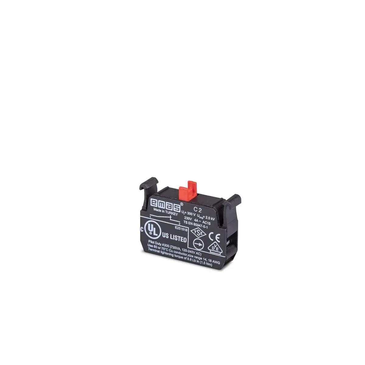 Emas CP/CM Series Spare 1NC Contact Block C2