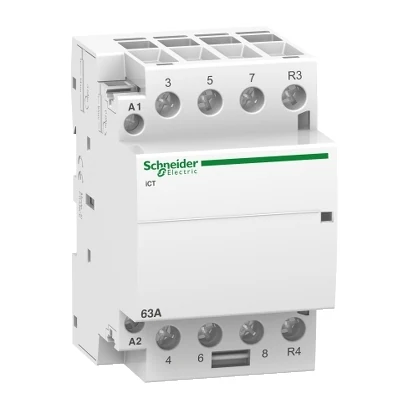 Schneider Electric A9C20869 iCT Sessiz Kontaktörler, 63A 3NO+1NC 220-240 VAC — üretici katalog görseli