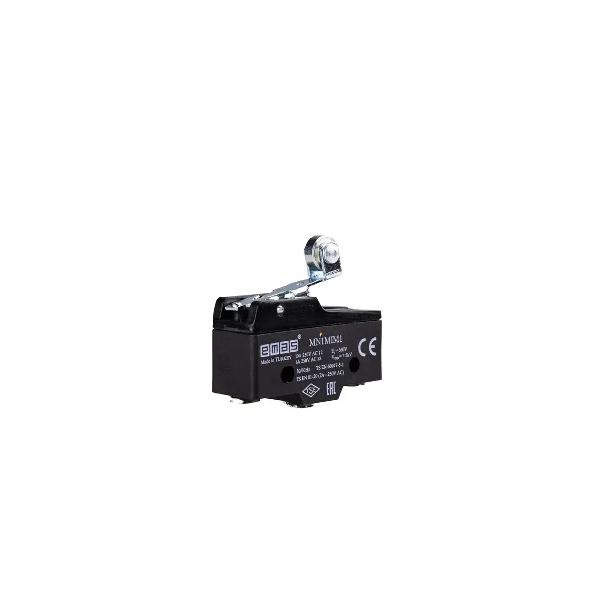 Emas Metal Kısa Kollu Makaralı 1CO MN1 Serisi Plastik Mini Switch MN1MIM1