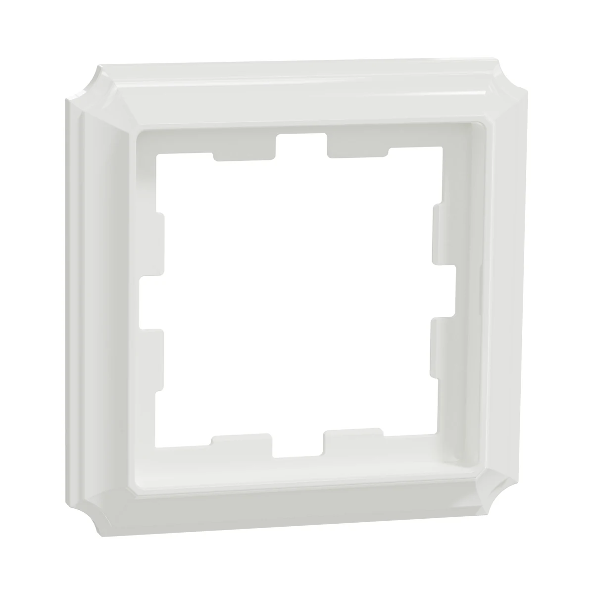 Schneider Electric MEG4010-4735 Merten System-D, Single Frame, Lotus White, D-Antique