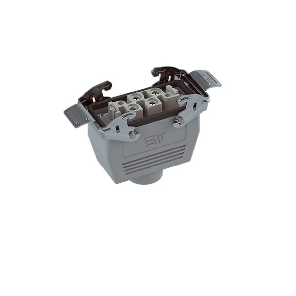 Mete Enerji 403431 4/2x80/16A Multi-Contact Extension Socket Top Entry Gasketed Latched