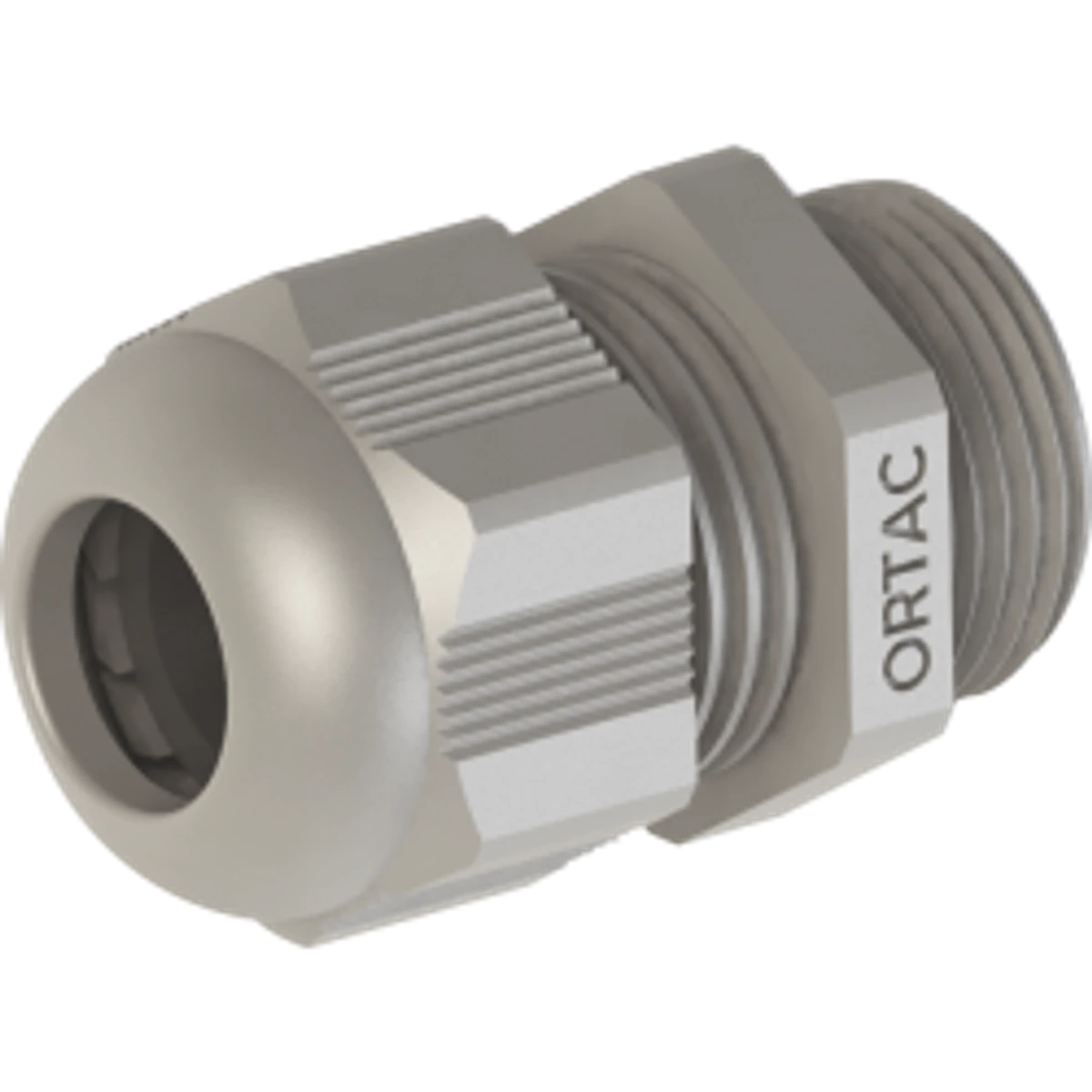 Ortaç PG 13.5 Long Thread Watertight Type Cable Gland Gray (150 pcs/box)