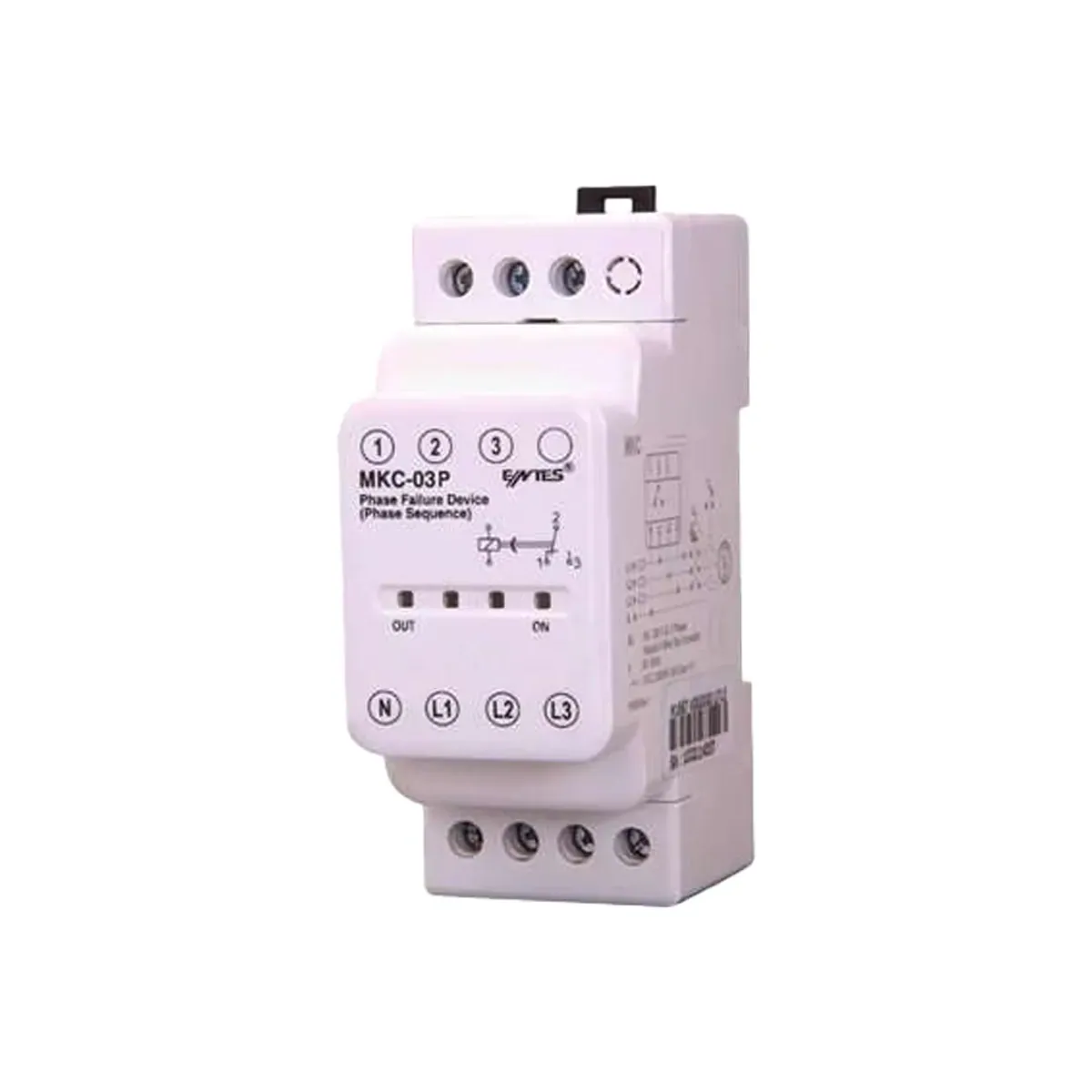 Entes MKC-03P Motor Phase Protection Relay, 220-230VAC, PTC Protected