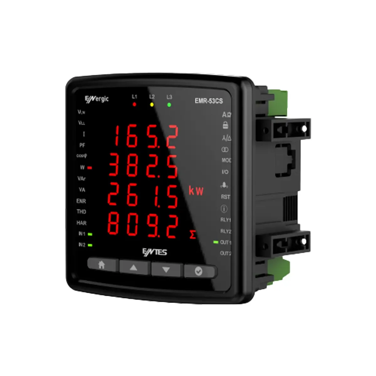 Entes EMR-53CS Network Analyzer, 100-270VAC/DC Supply, 96x96