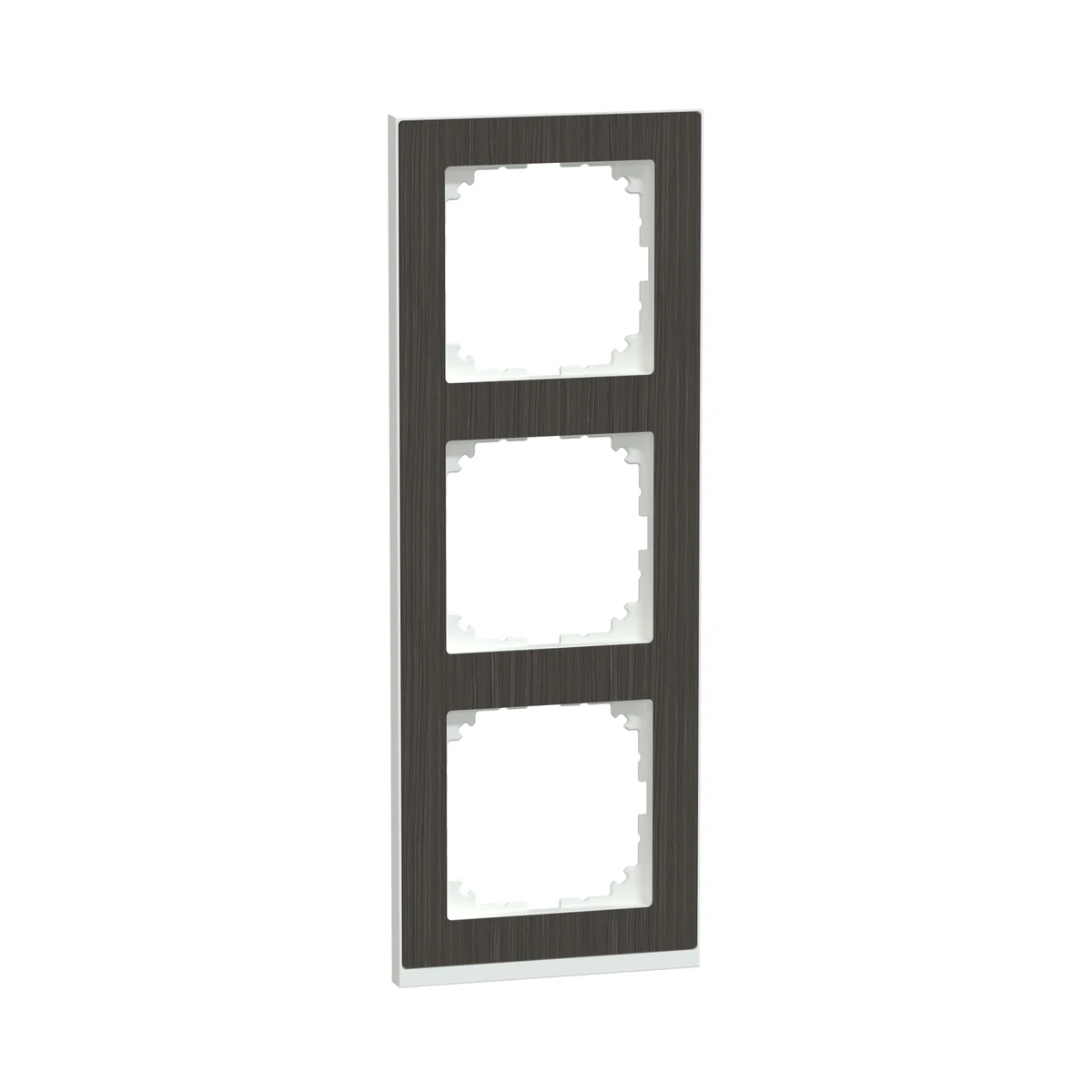 Schneider Electric MEG4030-3674 M-Pure Decor çerçeve, 3 tuşlu, meşe — üretici ürün görseli