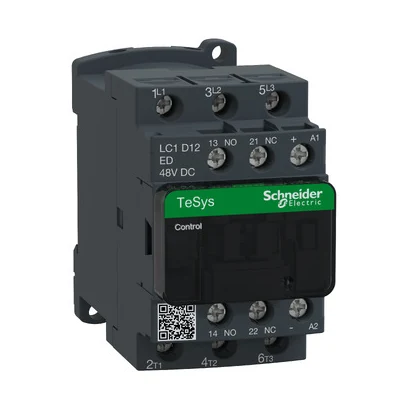Schneider Electric LC1D12ED TeSys Deca Contactor 3P 12A AC3 48VDC