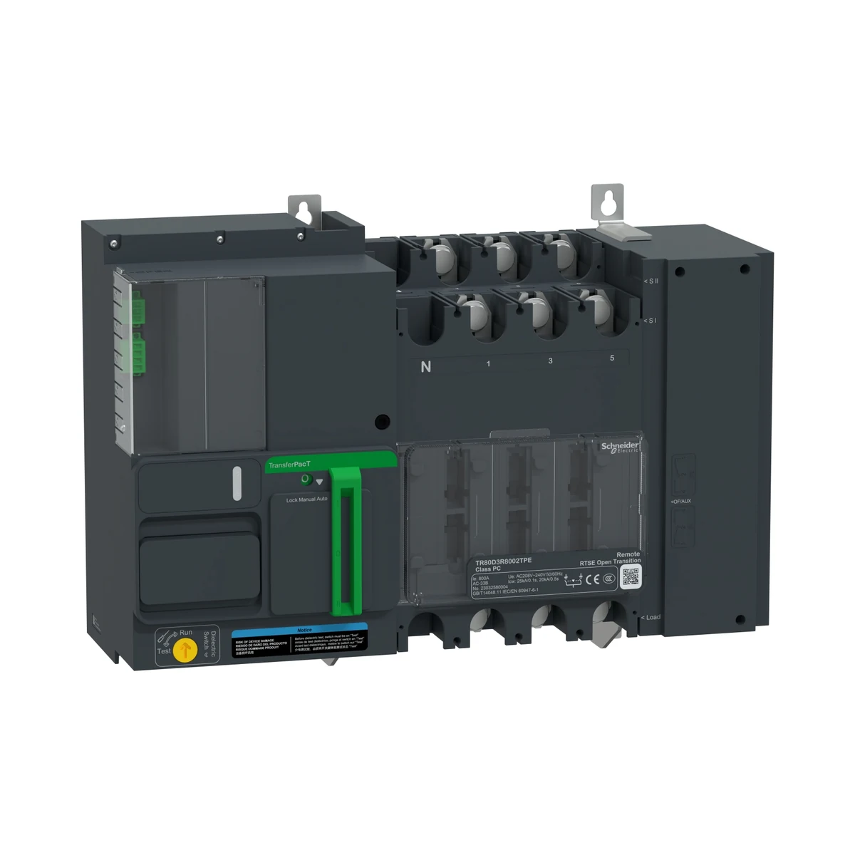 Schneider Electric TR80D3R8002TPE TR80, 800A 3P Remote — üretici ürün görseli