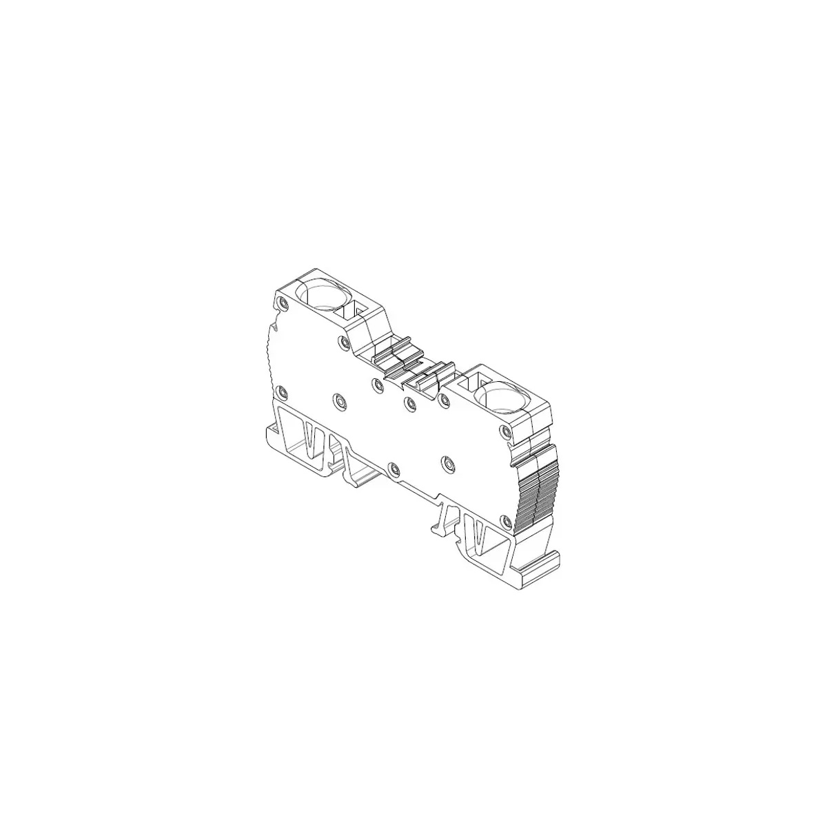 Onka OPK 10mm2 Ray Klemens Kırmızı