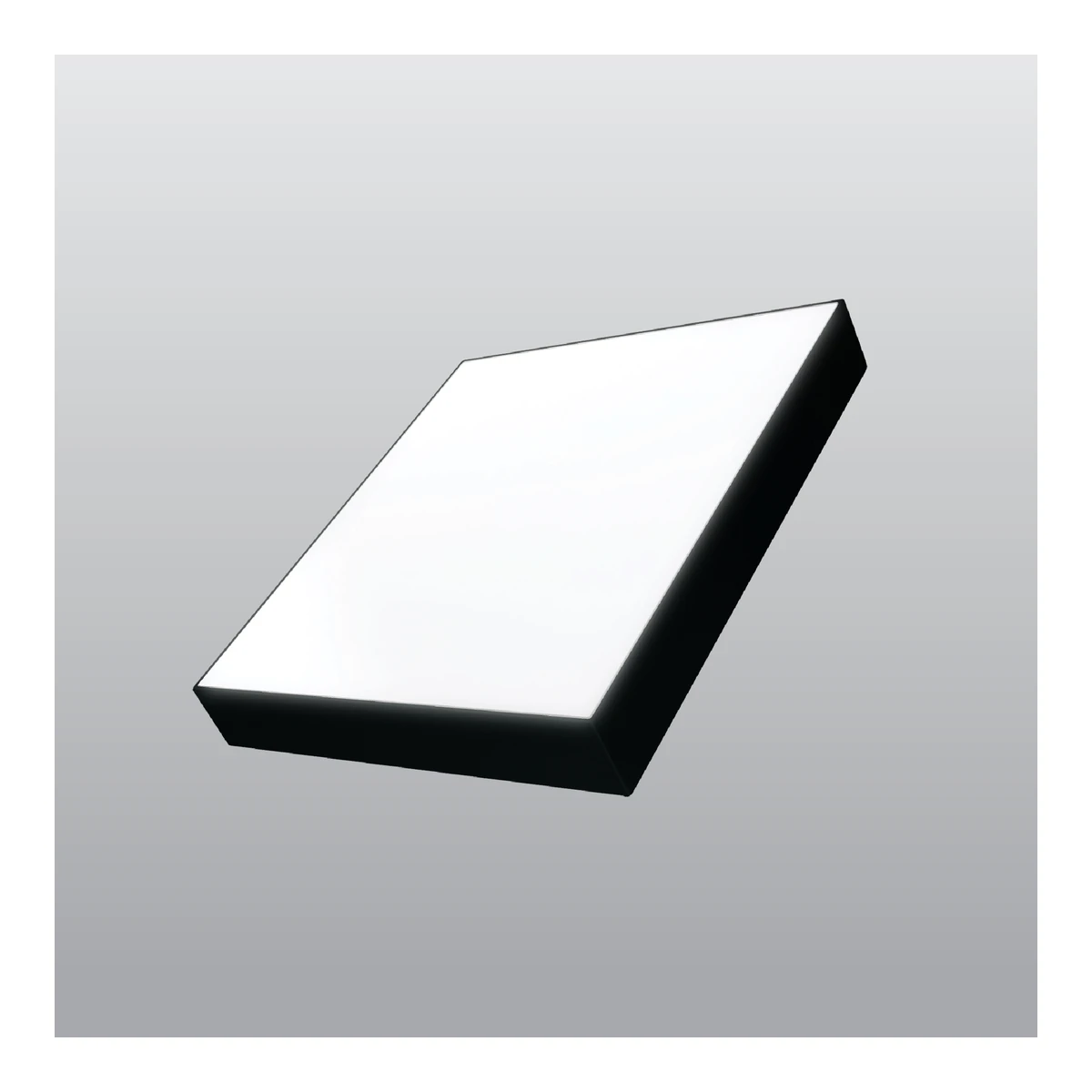 ACK AP06-02431 Surface-Mounted Square LED Panel 24W 6500K Black
