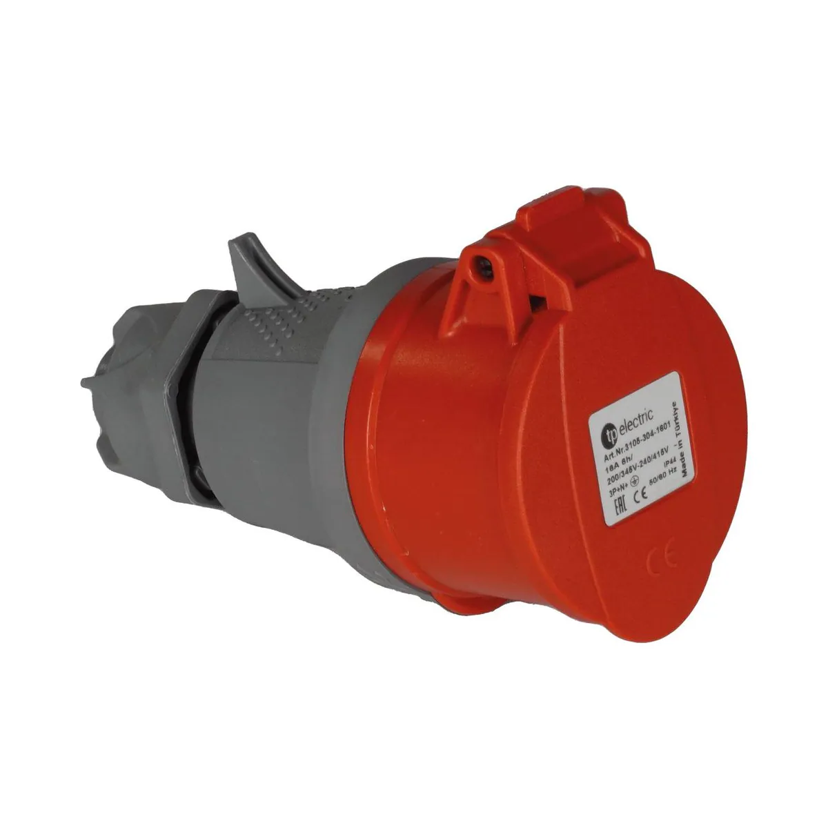 TP Elektrik 3026-304-1601-3h CEE 4x32A Extension Socket, IP 44, 3h