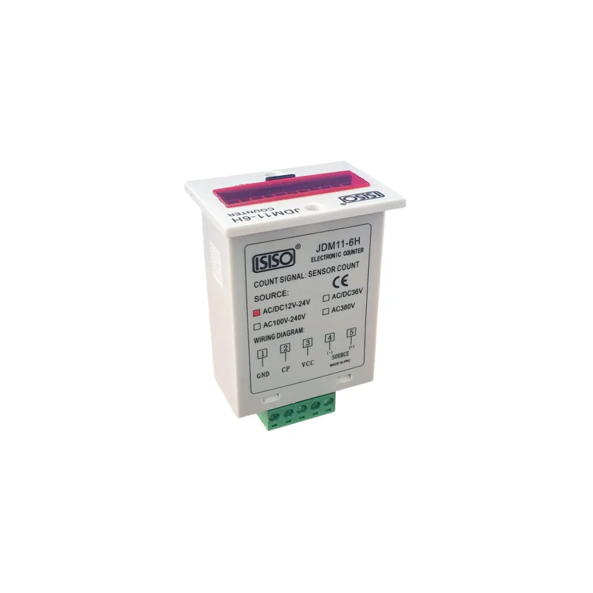 Isıso IJDM11-6H 220V SENSOR Counter, Digital, 220 V AC, with sensor connection