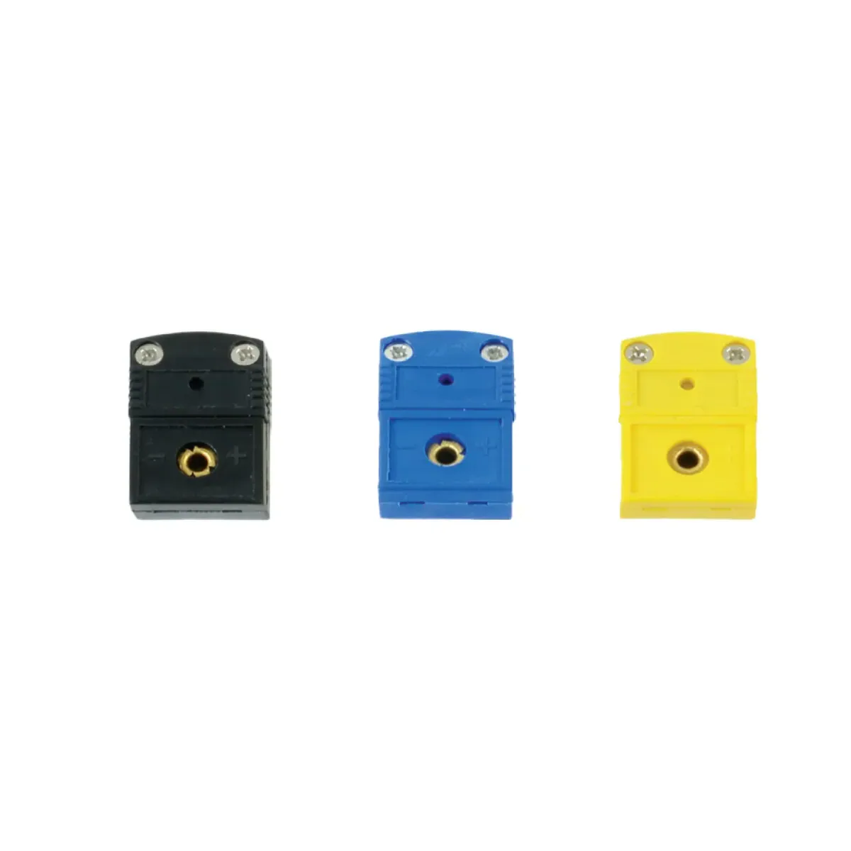 Isıso ITC2 BLACK SOCKET Thermocouple Connector, TC2 female, Fe-Const (J), Black