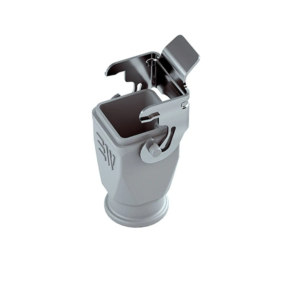 Mete Enerji 29015S 5x10A Multi-Contact Extension Socket Housing Mounted Metal Latch