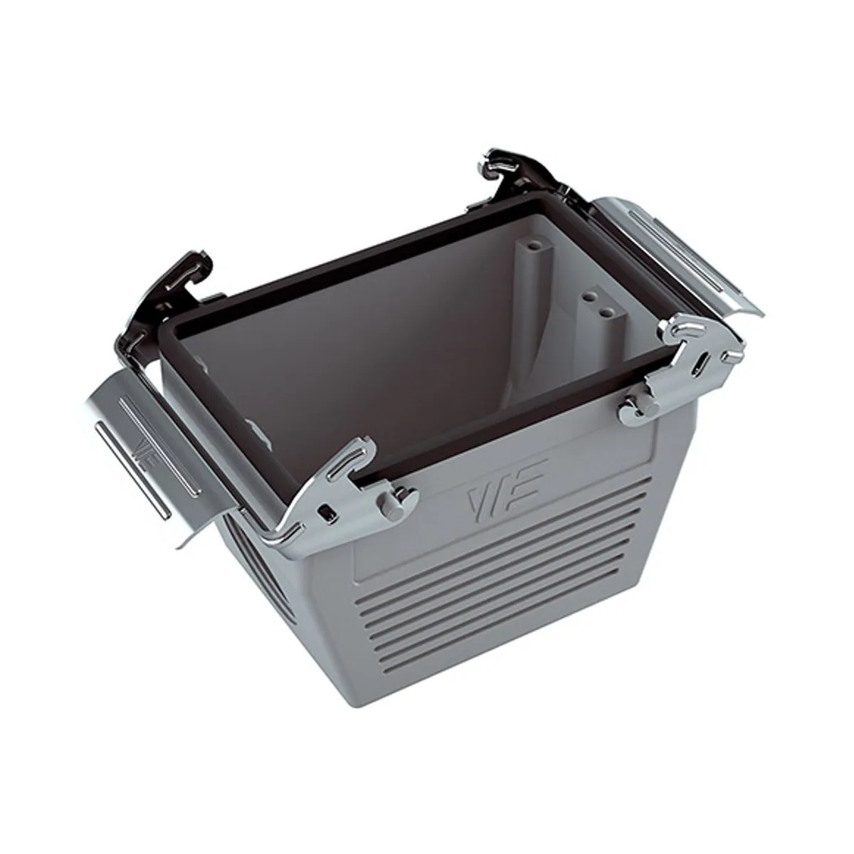 Mete Enerji 29068S 48x16A Çoklu Uzatma Gövde Montajlı Metal Mandallı Contalı Yan Girişli