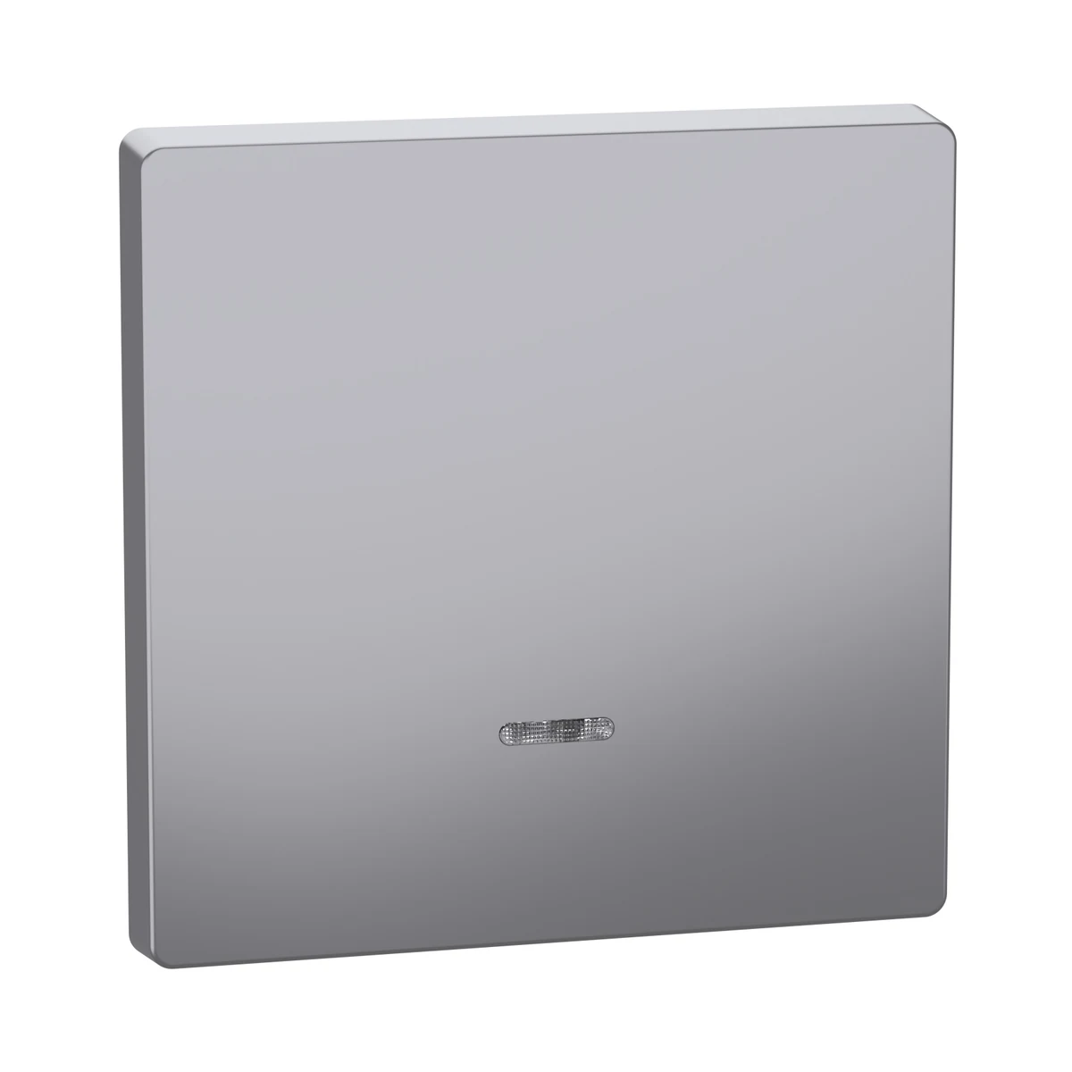 Schneider Electric MEG3320-6036 Merten System-D, Işıklı Anahtar, Paslanmaz Çelik — üretici ürün görseli