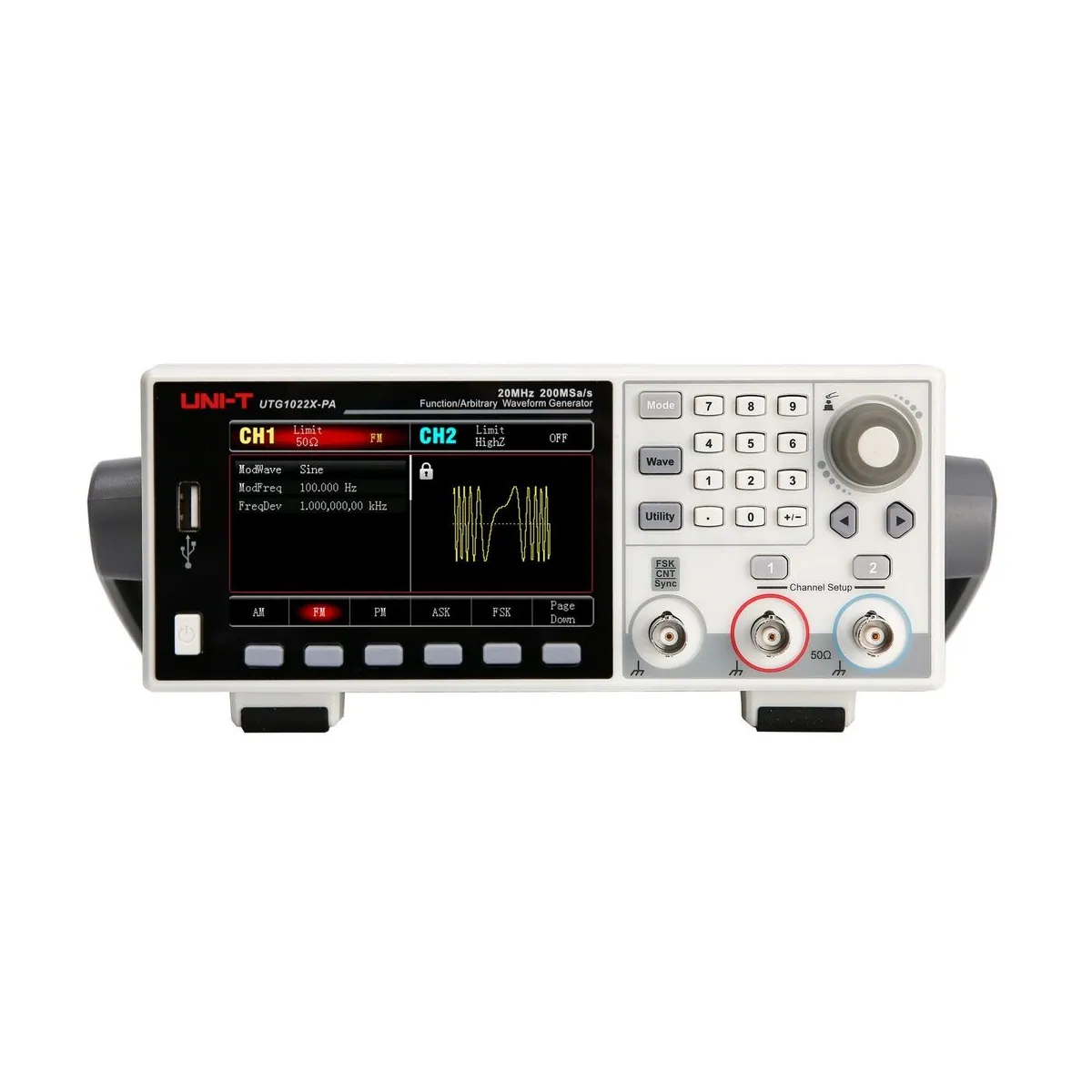 Unit UTG1022X-PA 20MHz 2-Channel 4W Power Amplifier Function/Arbitrary Waveform Generator