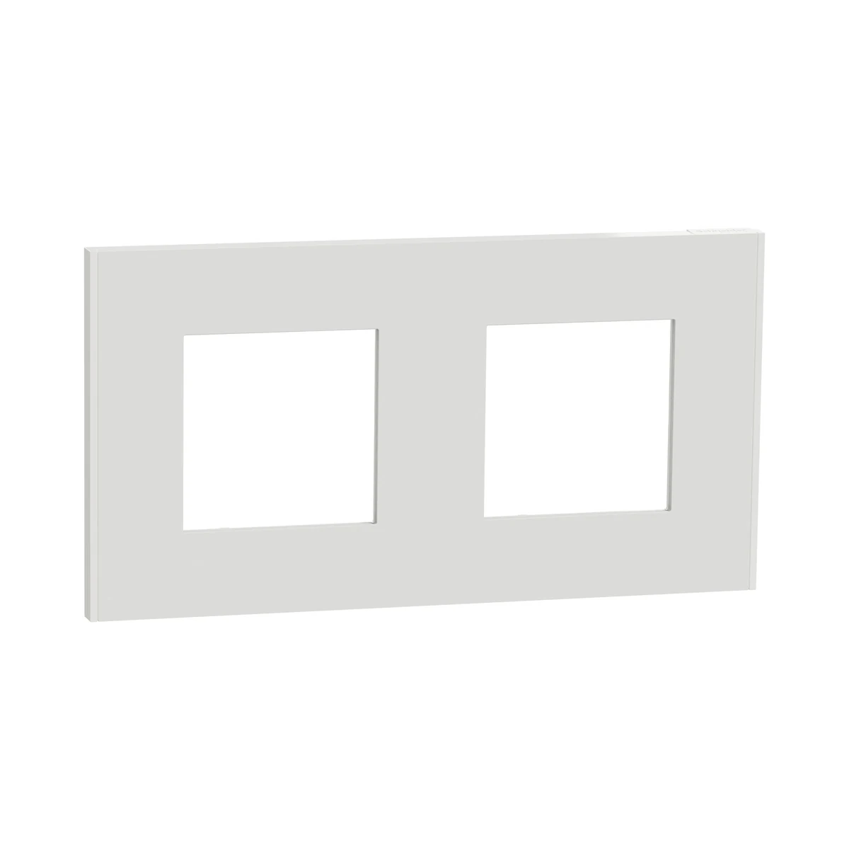 Schneider Electric NU600418 Unica Deco Essentials Double Frame White